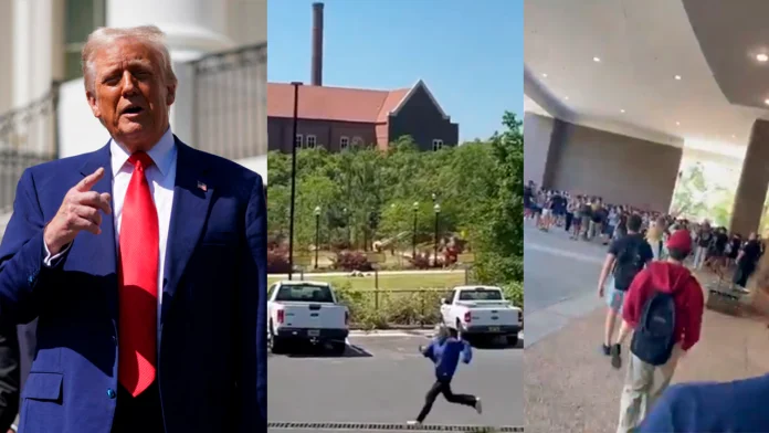 Lamenta Donald Trump tiroteo en Universidad Estatal de Florida