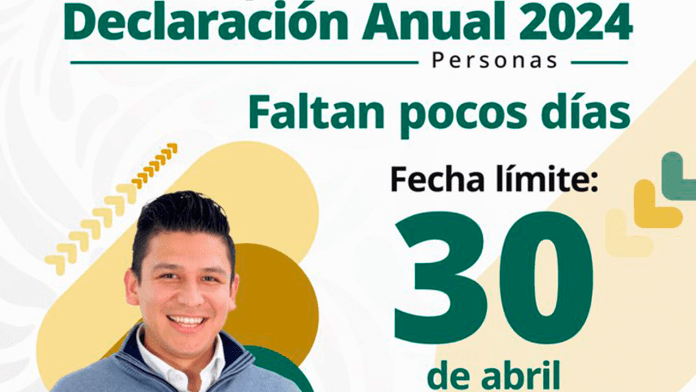 Nafin recuerda a contribuyentes el plazo para presentar la Declaración Anual 2024