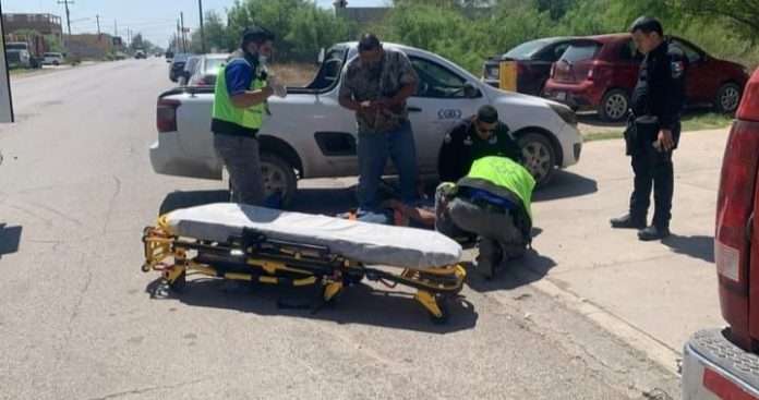 Motociclista herido en aparatoso accidente