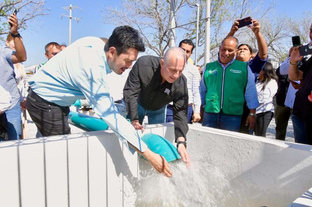 Román Cepeda inaugura el pozo de agua “La Noria” en beneficio de más de 30 mil habitantes