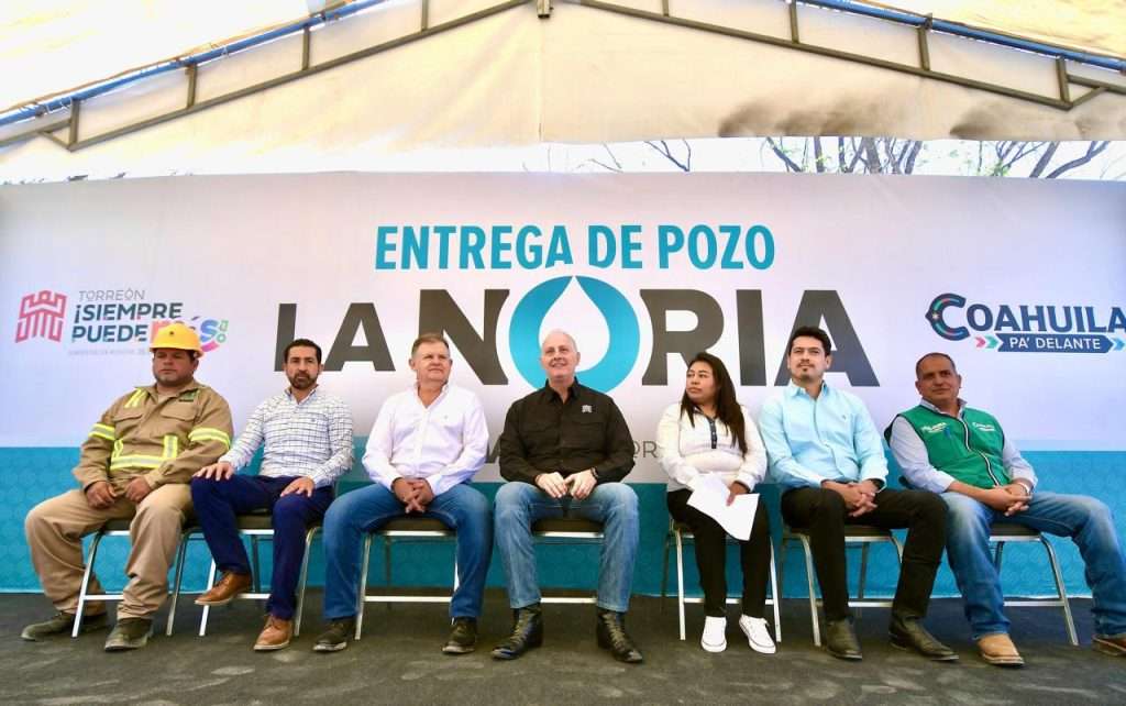 Román Cepeda inaugura el pozo de agua “La Noria” en beneficio de más de 30 mil habitantes