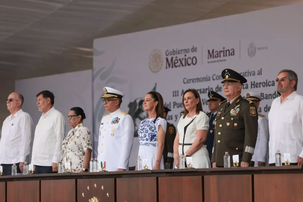 México no es protectorado ni colonia de ningún país extranjero, somos un país libre, independiente y soberano: Claudia Sheinbaum en ceremonia conmemorativa al 111 aniversario de la Gesta Heroica del Puerto de Veracruz