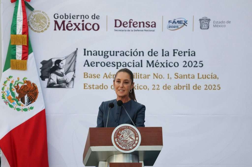 Inaugura Claudia Sheinbaum Feria Aeroespacial México 2025