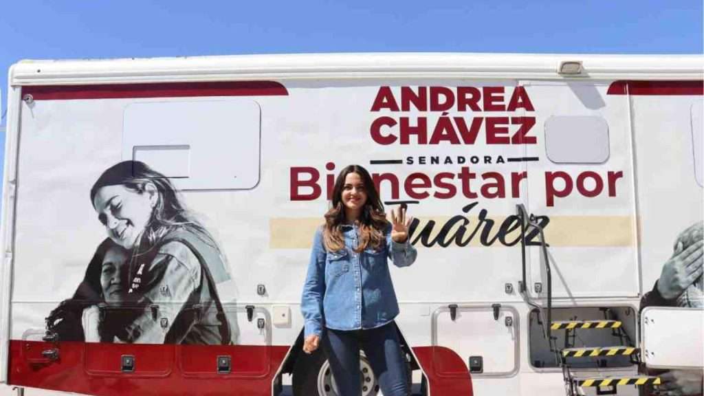 Andrea Chávez retirará su imagen de unidades móviles tras críticas y se apegará a lineamientos de Morena