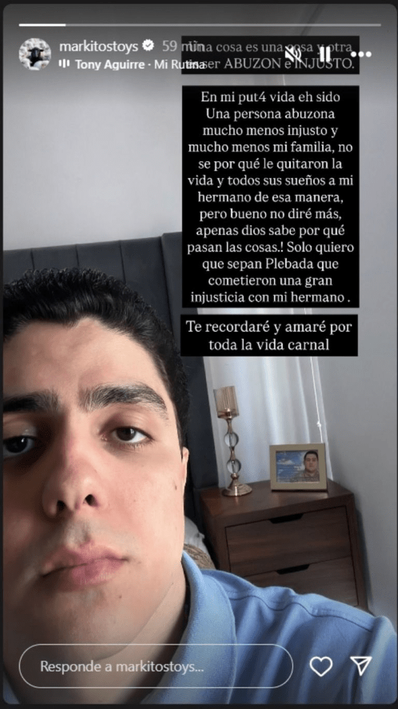 Markitos Toys habla del asesinato de su hermano: "Cometieron una gran injusticia"