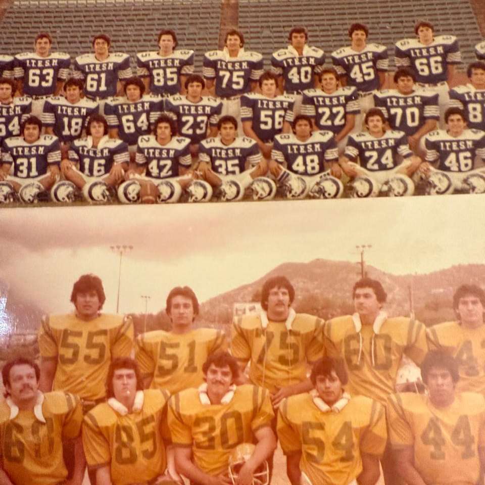 Retrato de Rolando González Treviño futbol americano Rolando González Treviño jugador futbol americano