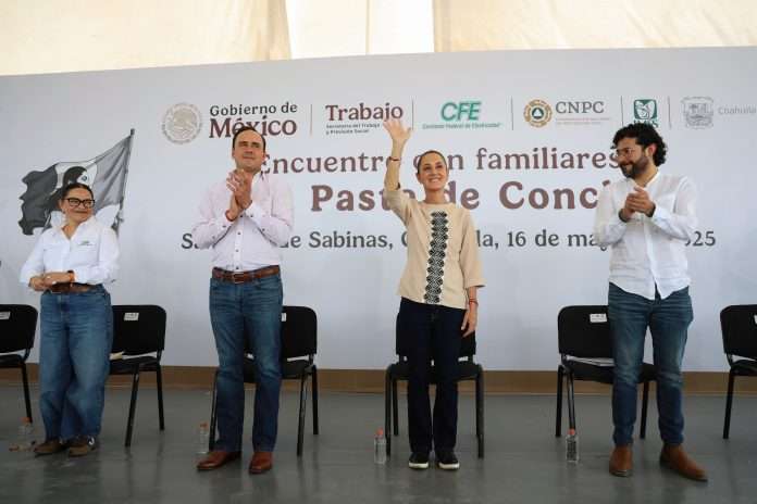Pasta de Conchos es una herida en el corazón de México que estamos sanando entre todos y todas: Claudia Sheinbaum se compromete a encontrar a todos los mineros