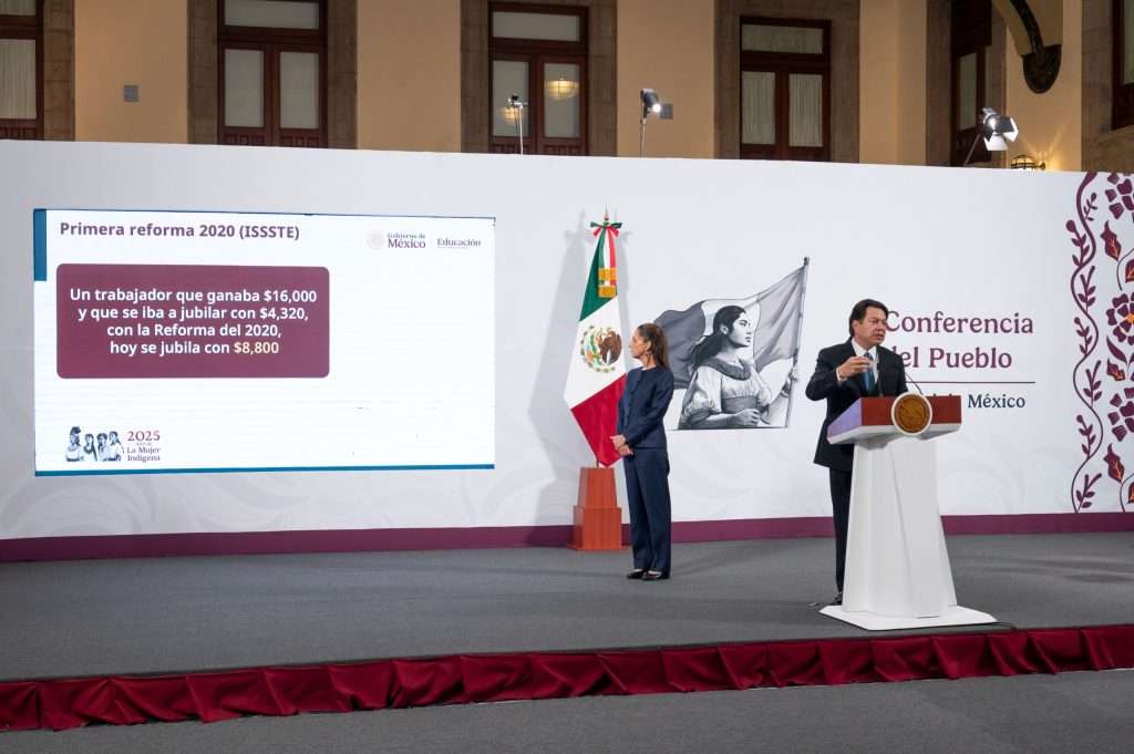 El Fondo de Pensiones para el Bienestar es un régimen para garantizar una pensión a maestras y maestros: Claudia Sheinbaum