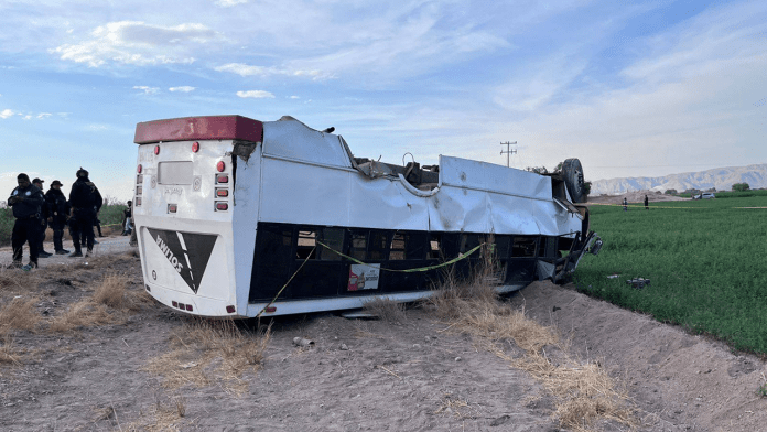 Accidente de camión deja a un niño de ocho años sin vida y seis personas heridas en Coahuila | Foto: Facebook