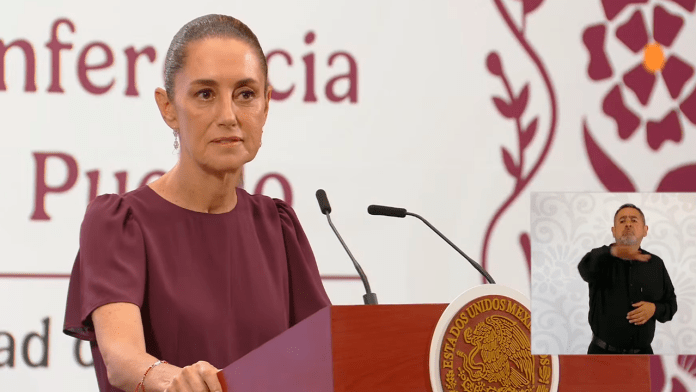 Claudia Sheinbaum rechaza agresión de la CNTE contra periodista frente a Palacio Nacional