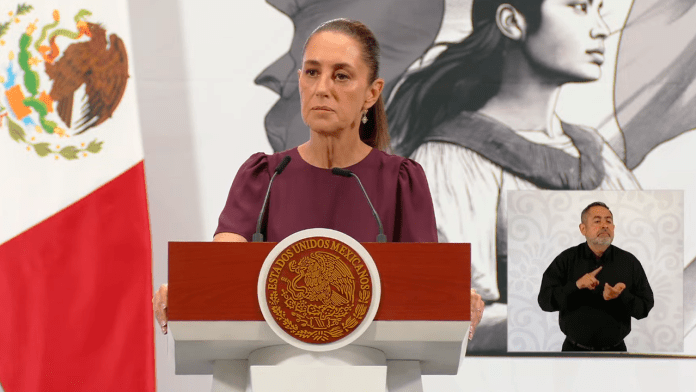 Claudia Sheinbaum celebra disminución en impuesto a remesas desde Estados Unidos