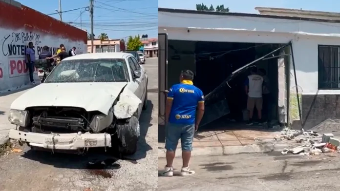 Conductor ebrio pierde el control de su vehículo tras festejar el triunfo del América; destrozó una vivienda