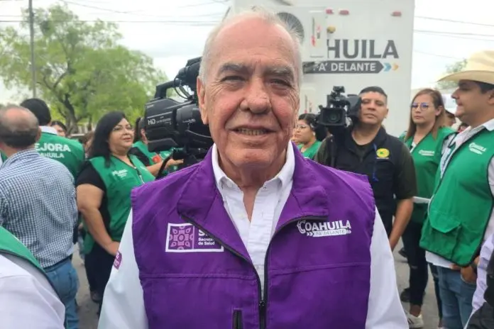 Eliud Aguirre, Secretario de Salud de Coahuila