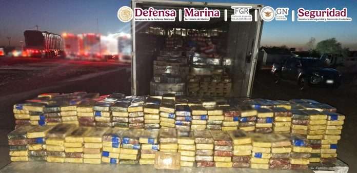 Autoridades detienen a miembro del Cártel del Pacífico con 700 kg de cocaína en Sonora