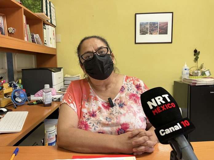Guillermina Rivera, titular del IEEA en la Carbonífera