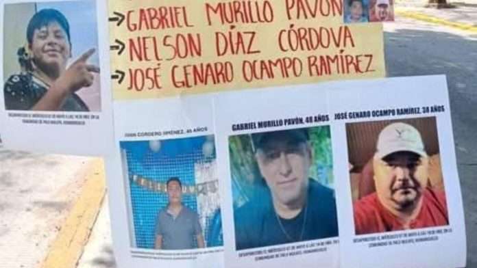 Hallan restos calcinados; podrían ser de los cuatro mecánicos reportados como desaparecidos