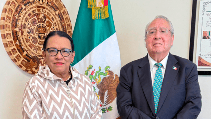 Rosa Icela Rodríguez asiste al Vaticano para el inicio del pontificado del Papa León XIV