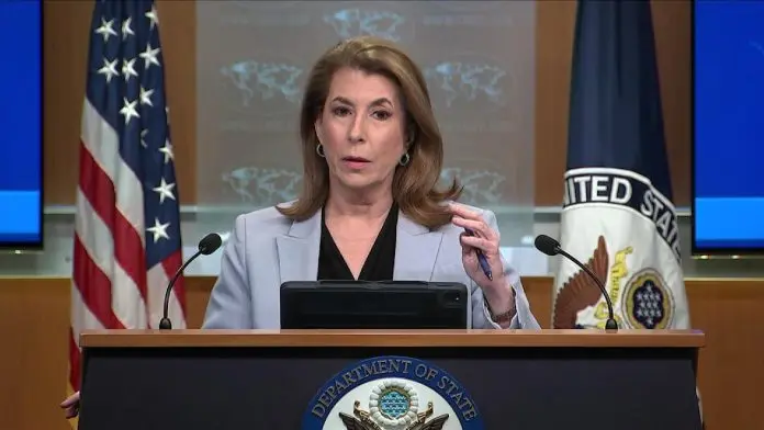 Tammy Bruce, portavoz de EU, destaca la importancia de la relación entre México y Estados Unidos