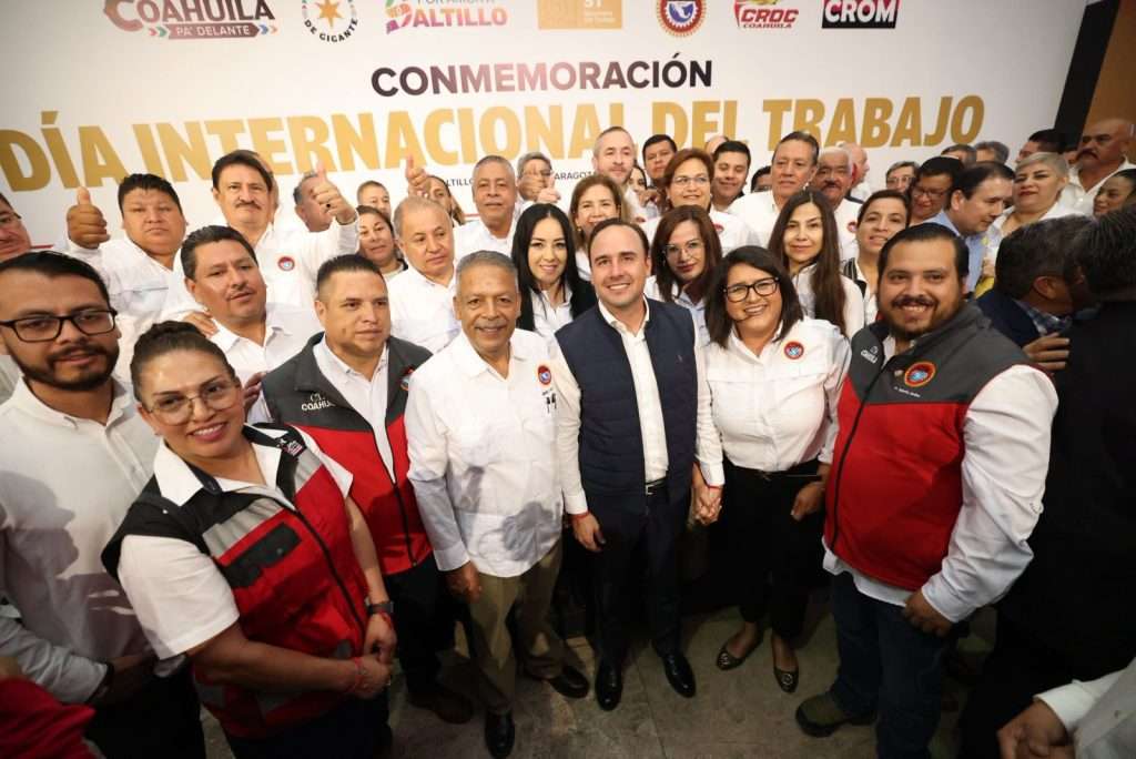 Nuestra paz laboral es un pilar fundamental para el desarrollo de Coahuila: Manolo Jiménez