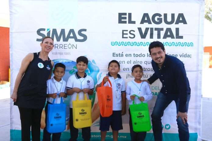 SIMAS Torreón realiza Feria Escolar del Agua en Primaria Sertoma 1964