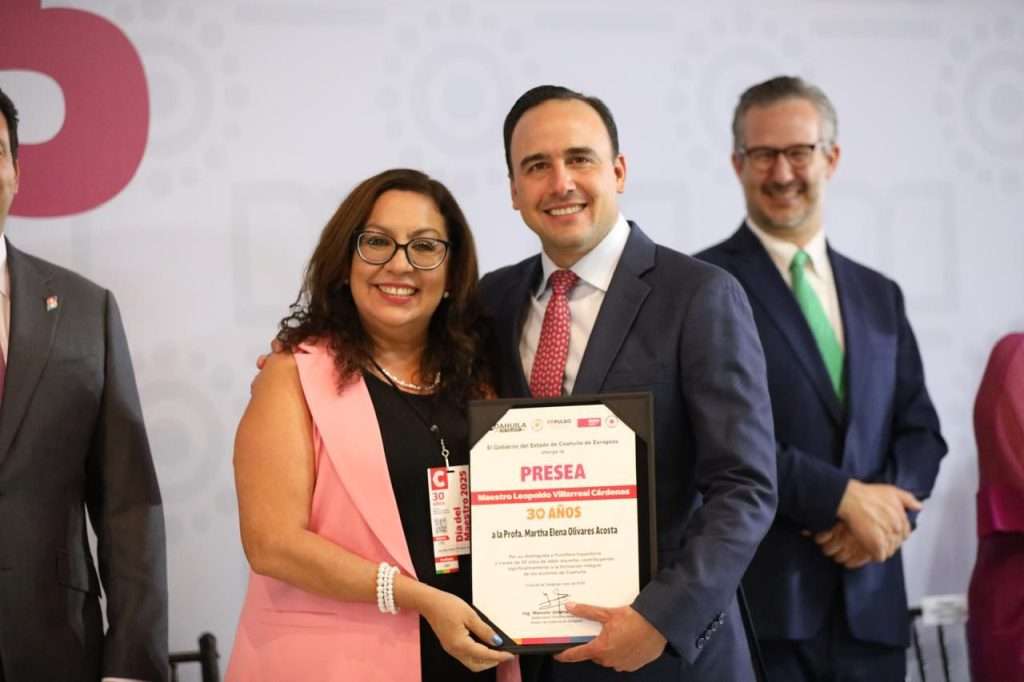 Coahuila es grande porque tiene a las y los mejores maestros de México: Manolo Jiménez