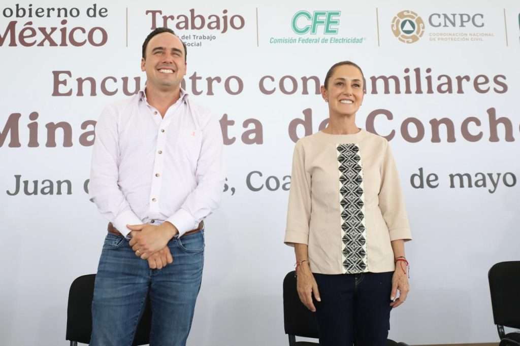 Junto con la Presidenta vamos a reactivar AHMSA y la economía de las regiones Centro y Carbonífera: Manolo Jiménez
