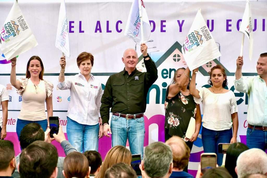 Román Cepeda inicia la construcción de un parque público en Los Agaves