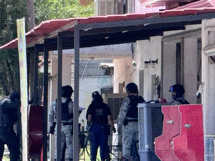 Realizan cateo FGR y Guardia Nacional a comercio en Frontera