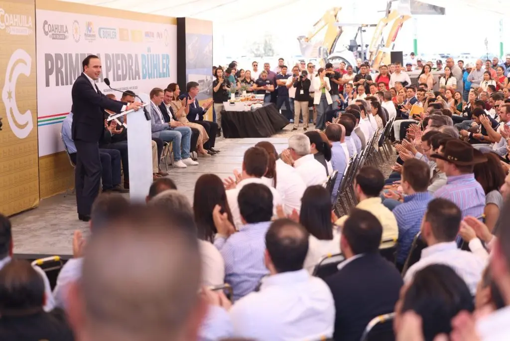 Con 1000 MDP y más de 500 empleos, ponen piedra de Bühler en La Laguna