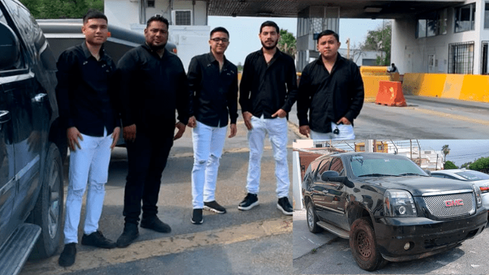 Encuentran camioneta del Grupo Fugitivo; aún no hay rastro de los cinco músicos