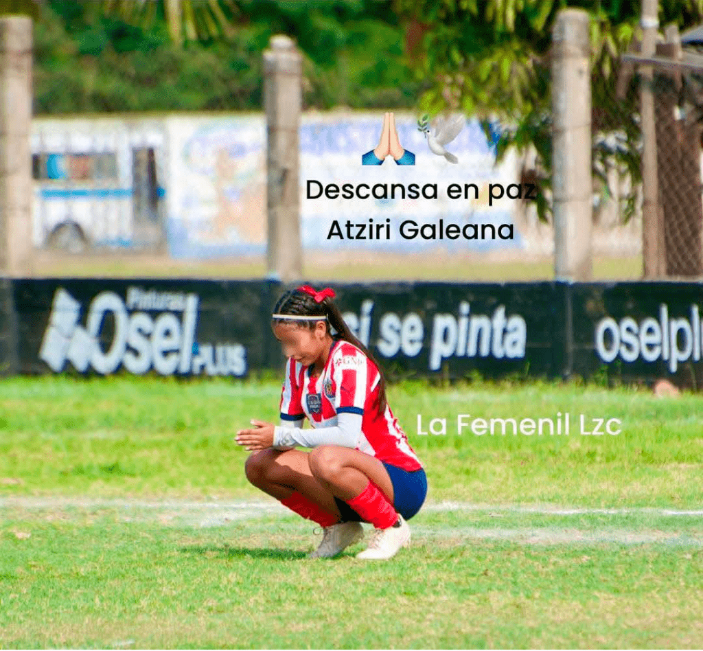 "Tómame fotos bonitas": Pidió Atziri antes de morir durante un partido de fútbol