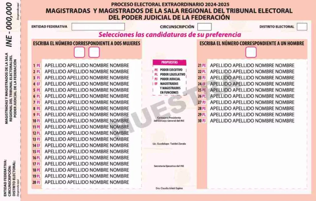 Guía para las elecciones judiciales 2025: Boletas, casillas y candidatos