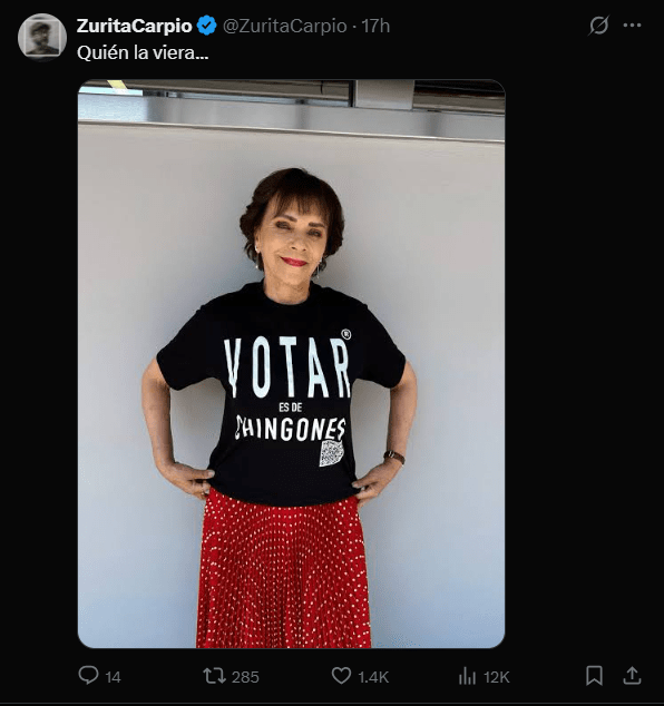 Pati Chapoy critica las elecciones del Poder Judicial: "No seas cómplice de pend*jos"