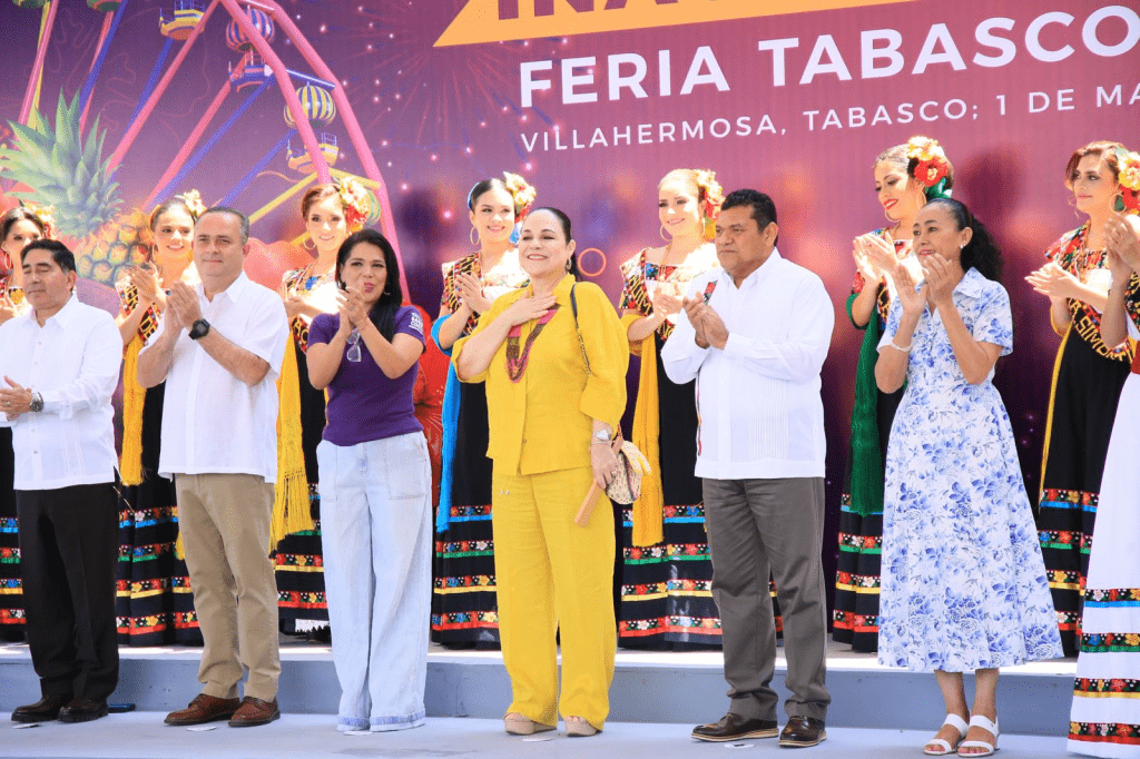 Directora del INDEP representa al Gobierno Federal en la inauguración de la Feria Tabasco 2025
