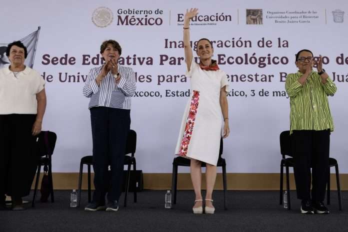 Claudia Sheinbaum inaugura la sede Parque Ecológico Lago de Texcoco de la Universidad Benito Juárez García