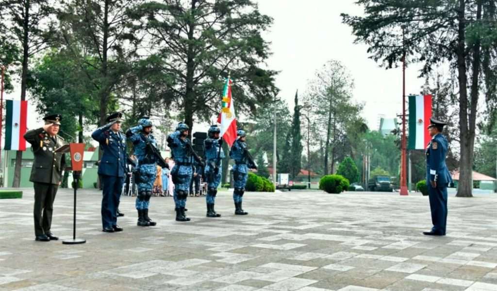 El General Román Carmona Landa toma protesta como nuevo Comandante de la Fuerza Aérea Mexicana