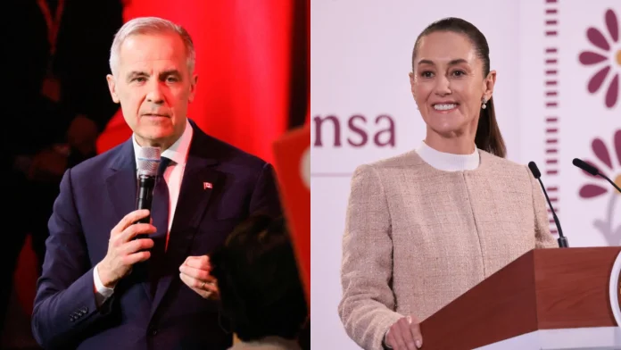 Sheinbaum sostendrá reunión con Mark Carney, primer ministro de Canadá