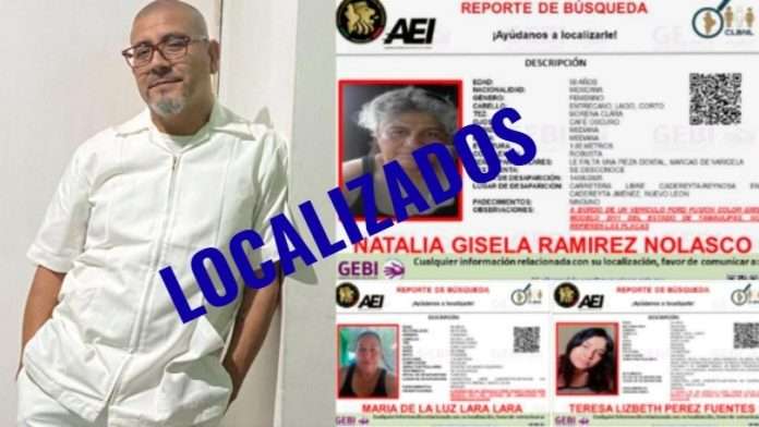 Enfermero del IMSS y tres mujeres se reencuentran con sus familiares tras privación de la libertad