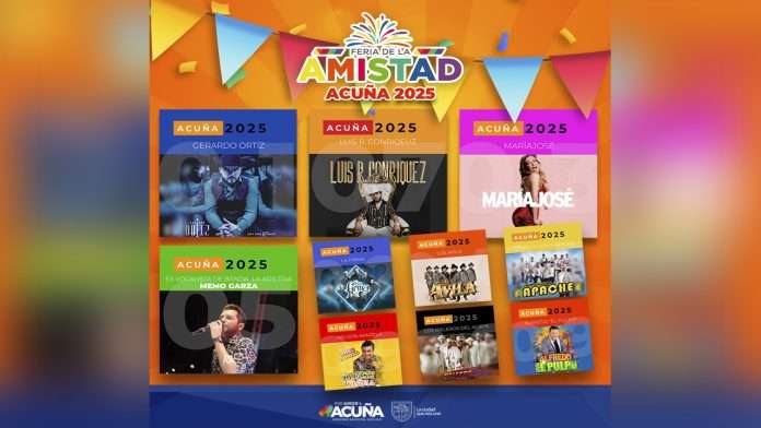Feria de la Amistad 2025 en Acuña; se espera una gran celebración con tradición y música
