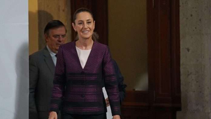García Harfuch y Marcelo Ebrard acompañan a Claudia Sheinbaum en su gira al G7