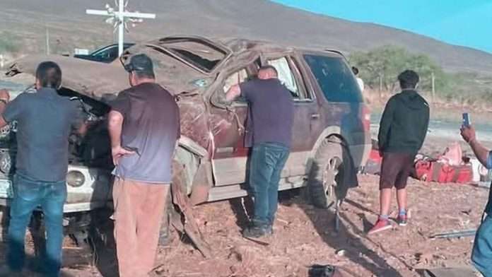 Mujer pierde la vida en accidente vial cuando viajaba con su familia rumbo a La Laguna