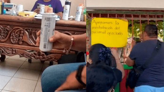 Padres de familia solicitan que reinstalen a maestras de kínder tras ser separadas por tomar en horario escolar