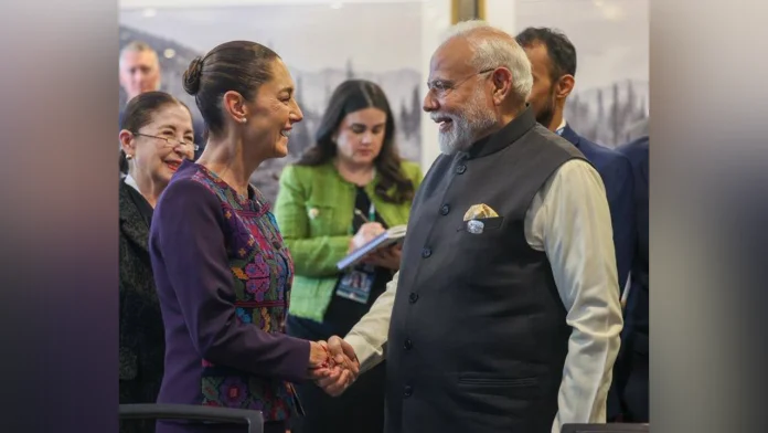 Se reúne Claudia Sheinbaum con Narendra Modi, primer ministro de la India, en el G7