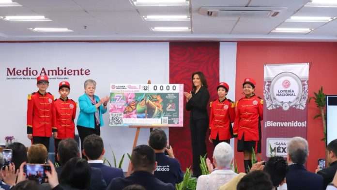 Semarnat conmemora 25 años de trabajo ambiental con billete especial de la Lotería Nacional
