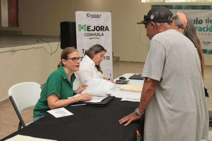 La alcaldesa Laura Jiménez lanza módulo itinerante de escrituración en Múzquiz