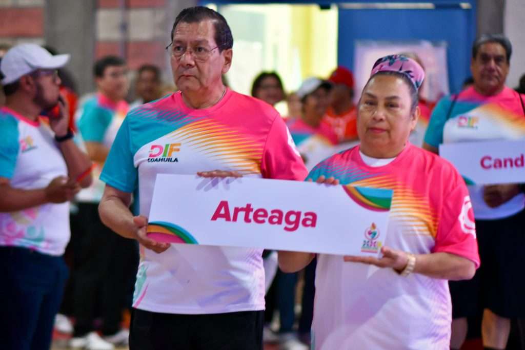 Inaugura DIF Juegos Estatales Deportivos y Culturales de las Personas Adultas Mayores en Monclova