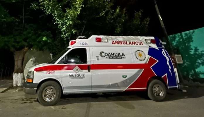 Guardia Civil de Múzquiz asistió a una mujer en labor de parto dentro de una ambulancia en Villa de las Esperanzas