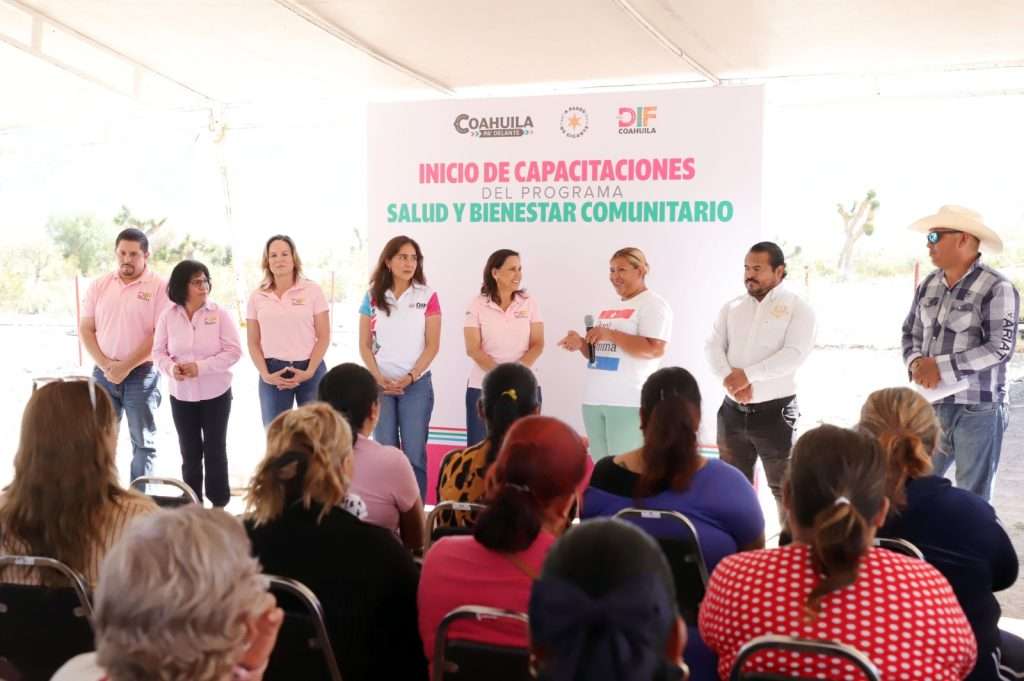 Fortalece DIF Coahuila el desarrollo social con el inicio del programa "Salud y Bienestar Comunitario"