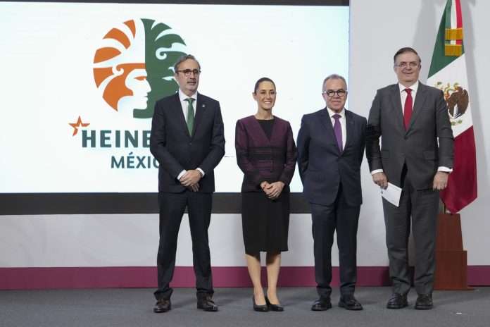 Heineken invertirá 2 mil 750 millones de dólares en México, anuncia Marcelo Ebrard