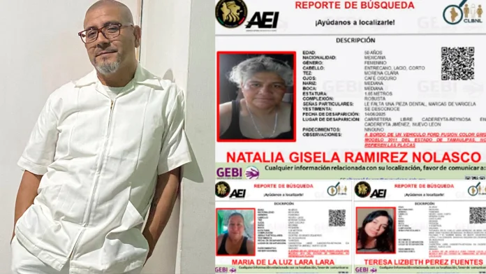 Buscan a enfermero del IMSS y a tres mujeres desaparecidas en la carretera Cadereyta–Reynosa